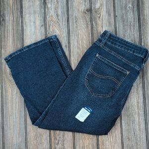 Lee Deep Blue 23" Capri Jeans - Size 14 NWT​